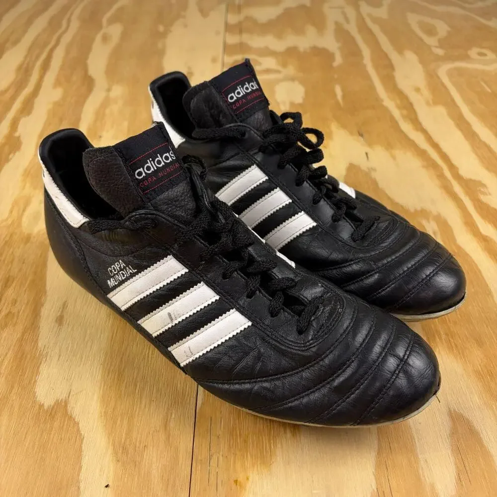 Vintage Adidas Copa Mundial Soccer Cleats – Black/White – US Men’s 10